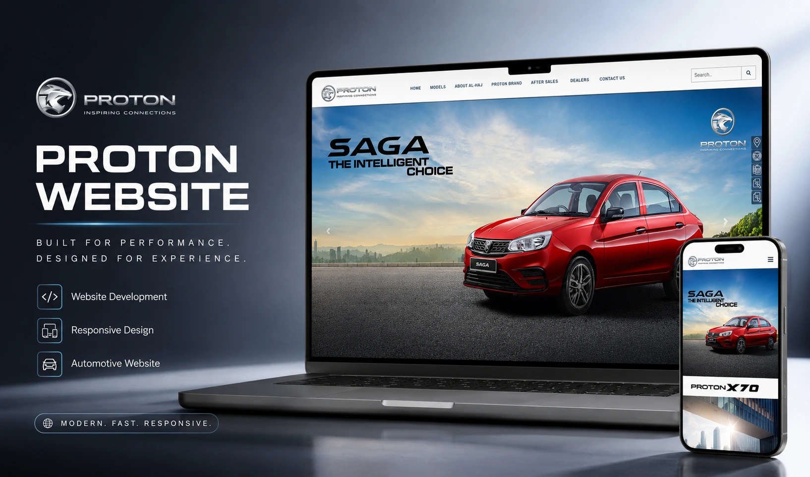 Proton Pakistan Corporate Website - Website Development visualization screenshot 1